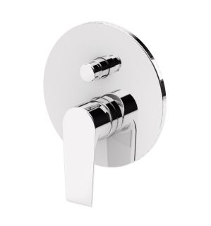 Встраиваемый однорычажный смеситель для душа с переключателем, хром Cezares NAUTIC-VDIM-01